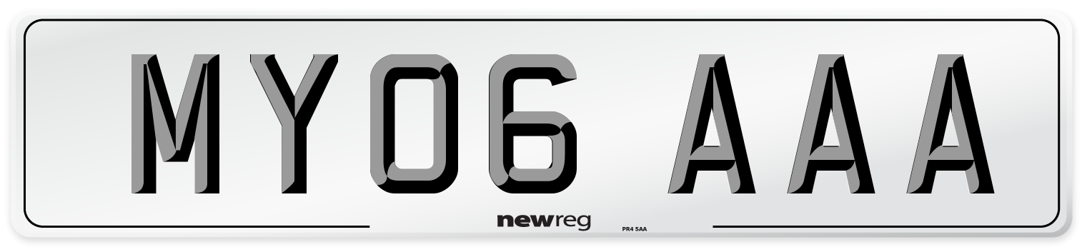 MY06 AAA Number Plate from New Reg
